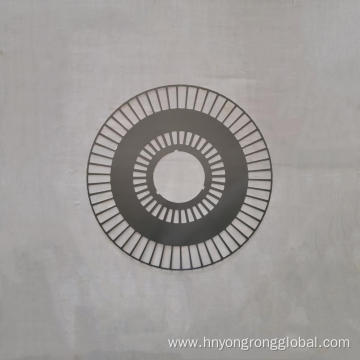 Big rotor lamination for induction motors